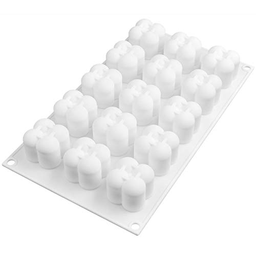 Velas Moldea Diy 3d Cubo Silicona Molde para Artesanía Adornos Pastel Molde de Vela para Verter Molde de Fundición de Bolas de Soja 3d para Manualidades Adornos Vela Perfumada Fondant Cera