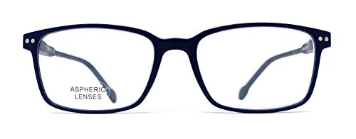 VENICE EYEWEAR OCCHIALI | Gafas ver de cerca, lectura para hombre- Venice Manager Dioptría (1-1,50-2 - 2,50-3 - 3,50) (Azul, 1,00)