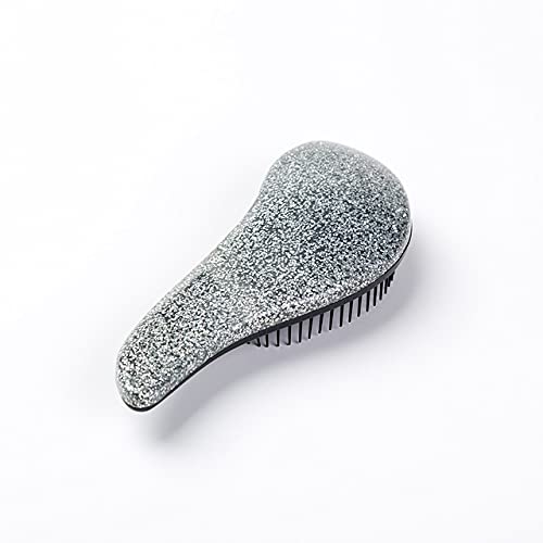 Venta al por mayor Magic Handle Peine Antiestático e Cepillo para el cabello Tangle Shower e Cepillo para el cabello Peine Salon Hair Styling Tool-Silver