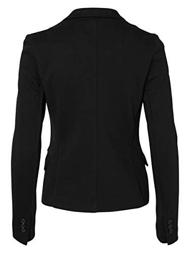 Vero Moda Vmjulia LS Blazer Dnm Noos Chaqueta, Negro (Black), 42 EU para Mujer