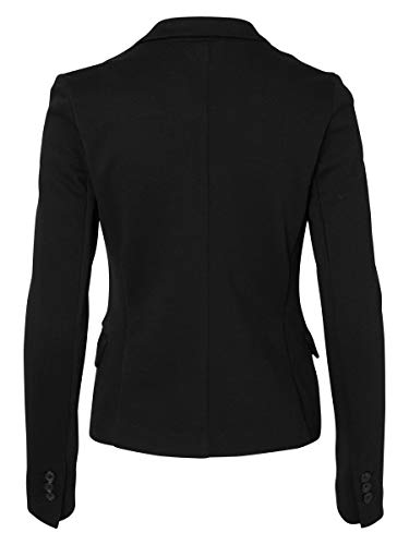 Vero Moda Vmjulia LS Blazer Dnm Noos Chaqueta, Negro (Black), 42 EU para Mujer