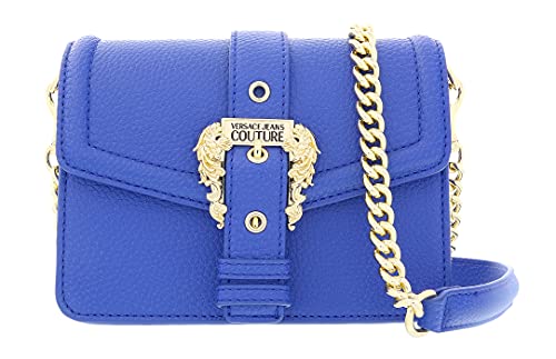 Versace Jeans Couture 71VA4BF6 Minibag con hebilla Couture I de ecopiel azul