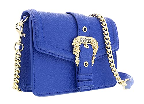 Versace Jeans Couture 71VA4BF6 Minibag con hebilla Couture I de ecopiel azul