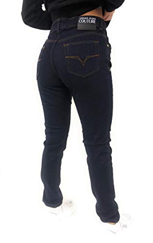 Versace Jeans Donna Slim Vaqueros, Azul (Blue Indigo 904), 32 para Mujer