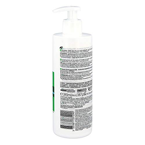 VICHY Champú antigrasa Dercos para el cuero cabelludo, 390 ml