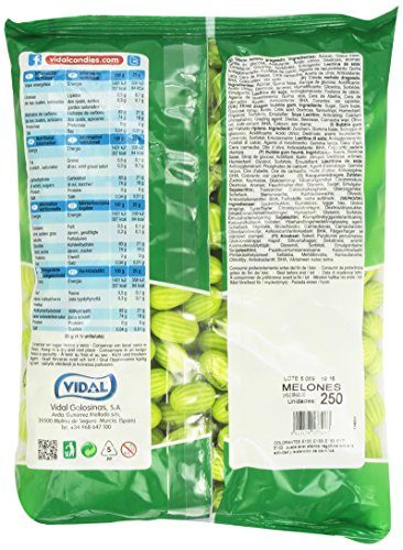 Vidal - Melons - Chicle relleno gregeado - 250 chicles