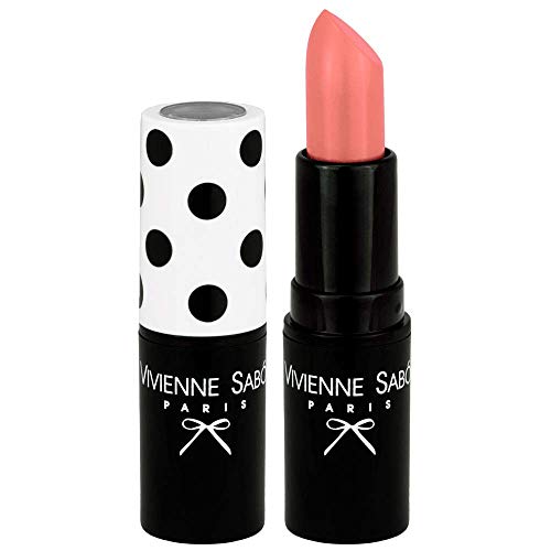 VIVIENNE SABÓ | Barra de Labios Rose Nude Merci 09 | Pintalabios Permanente Hidratante Textura Suave y Cremosa | Larga Duración | Cruelty Free | Hecho en Rusia