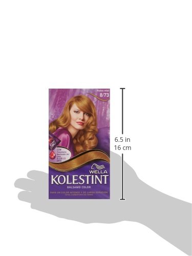 Wella Kolestint Tinte De Cabello Kit, Tono 873 Rubio Miel 210 g