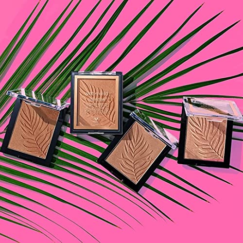 Wet n Wild - Color Icon Bronzer - Polvo Bronceador de Larga Duración - Tono Bronceado Natural en el Rostro, en Cuello y Pecho - Fórmula Enriquecida con Gel - Vegano - Palm Beach Ready - 1 Unidad