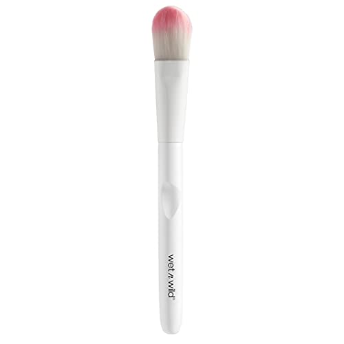 Wet n Wild - Makeup Brush - Cepillo Denso y Plano, Brocha para Base de Maquillaje Firme y Suave para Aplicar Bases en Crema o Líquidas - Brochas de Maquillaje Profesional - Foundation Brush 21 g