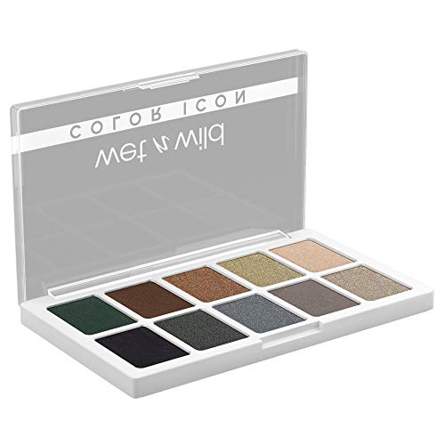 wet n wild, Paleta Color Icon 10-Pan, Paleta de Sombras de Ojos, 10 Colores Intensamente Pigmentados para el Maquillaje Diario, Fórmula de Larga Duración y Fácil de Difuminar, Lights Off