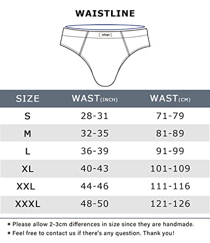 wirarpa Slip Microfibra Hombre Modal Ropa Interior Briefs Calzoncillo para Hombre Pack de 4 Multicolor Tamaño M