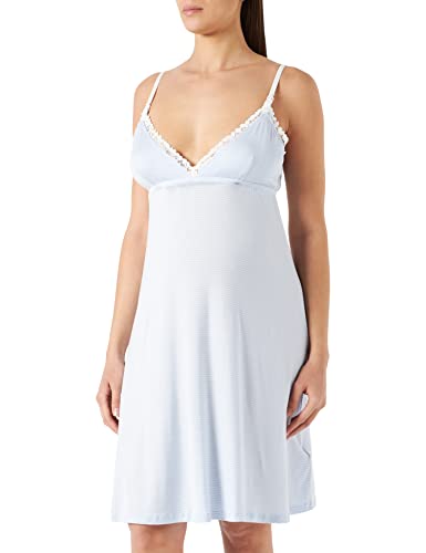 Women' Secret Camisón STRAPS SHORT NIGHTDRESS 3633439 AZUL MEDIO ,M para Mujer