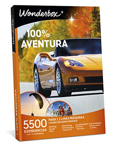 WONDERBOX - Caja Regalo 100% Aventura - Vive Experiencias Únicas Y Utiliza Medios De Transporte Únicos. Increíble Ideas Regalo Mujer, Ideas Regalo Hombre, Regalos Navidad, Regalo Cumpleaños.