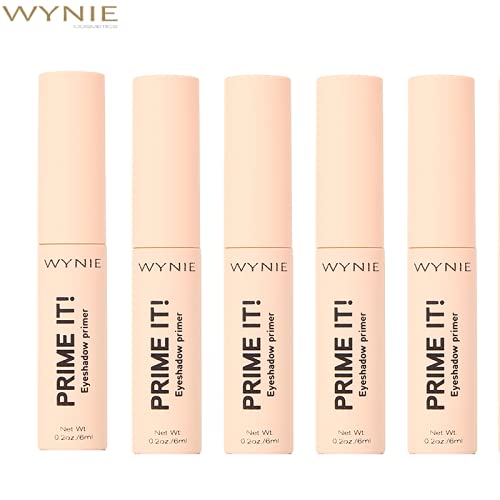 WYNIE Prebase de Sombra de Ojos Prebase de Maquillaje Alarga la Duración Primer para Párpados Color Natural - 6 ml