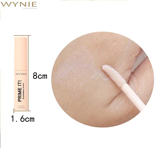 WYNIE Prebase de Sombra de Ojos Prebase de Maquillaje Alarga la Duración Primer para Párpados Color Natural - 6 ml