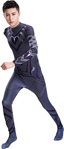 XYFW Avengers Panther's Anime Costumes Spider-Man Cosplay Disfraz Conjunto Completo Ropa Medias De Leopardo Negro Adulto Halloween Cosplay,130