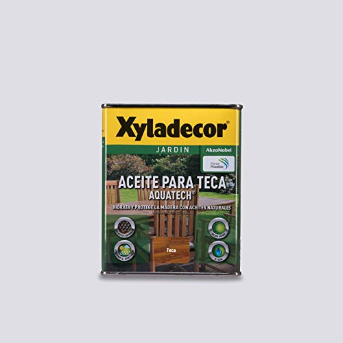 Xyladecor Aceite para Teca Aquatech color Teca 5 L