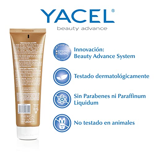 Yacel Bye Bye Medias. Gel Estilizante Piel Dorada. Autobronceador Para Piernas. Acción Maquilladora. Estiliza y Revitaliza | 150ml