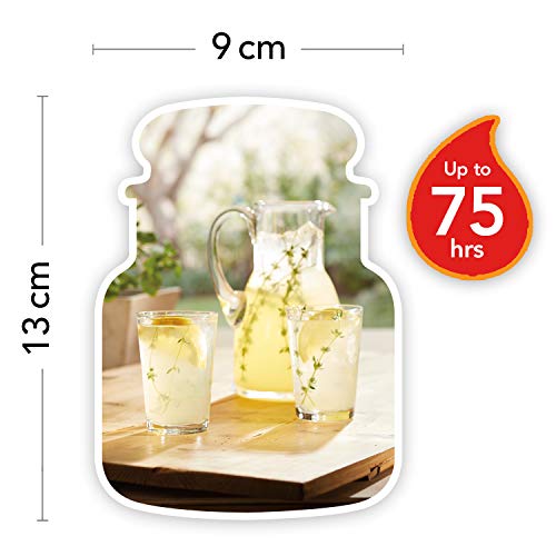 Yankee Candle Vela en tarro mediano | Vela perfumada de limonada de hierbas caseras | hasta 75 horas de tiempo de combustión | Colección Garden Hideaway