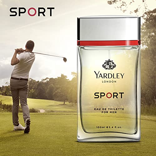 Yardley Sport by Yardley London Eau De Toilette Spray 3.4 oz / 100 ml (Men)