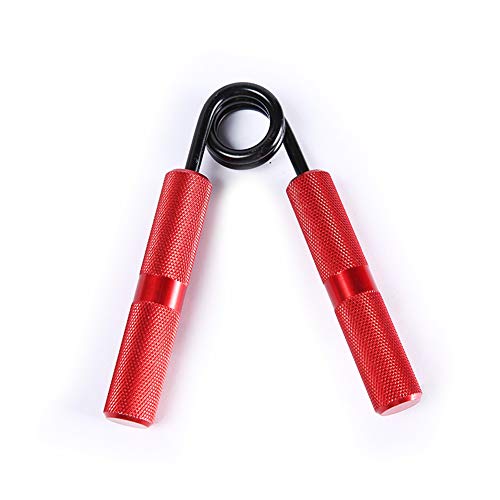 Yesloo Hand Grip Strength, Pinza de Entrenamiento de antebrazo de Metal, 5 resistencias 100LB-300LB, Ejercitador de Manos, Entrenamiento Muscular y rehabilitación (Rojo)