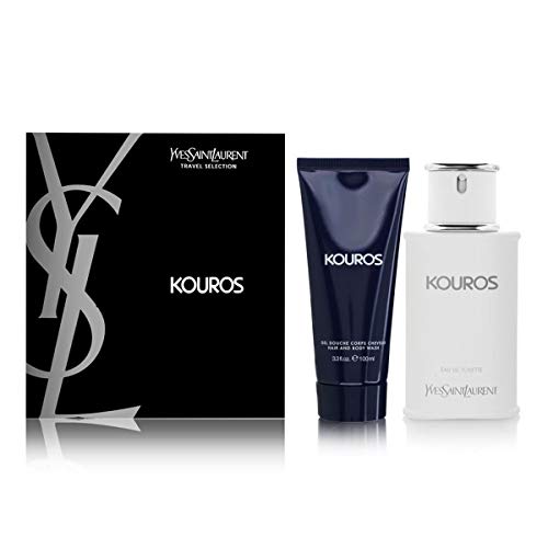 YVES SAINT LAURENT KOUROS Eau DE Toilette PERFUMED Body Lotion 100ML Unisex Adulto, Negro, Único