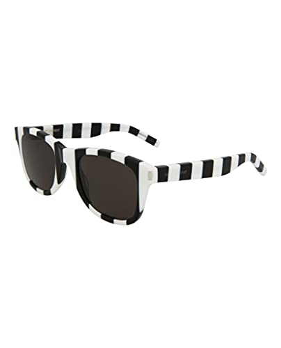 Yves Saint Laurent SL-51 047 - Gafas de sol, diseño de rayas, color negro y blanco