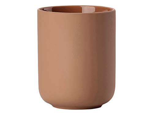 Zone Denmark Ume - Vaso para cepillos de Dientes (cerámica, 8,3 cm), Color ámbar