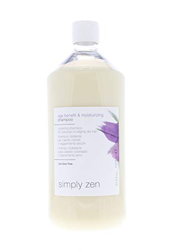 z.one - Simply Zen - Champú antiedad hidratante, 1000 ml, para cabellos teñidos y secos