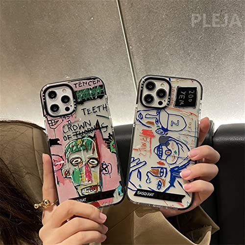 ZYPing Funda De Teléfono con Pintura De Graffiti De Arte Abstracto for iPhone 13 12 11 Pro MAX 7 8 Plus X XR XS MAX SE 2020 Funda A Prueba De Golpes (Color : WS765-1, Material : For-iphone13)