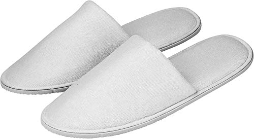 10 Pares de Zapatillas de Viaje, Zapatillas de Invitados Pantuflas SPA Lavable Pares de Zapatillas de Hotel Unisex para Baño, Invitados, Viaje, Hogar, Boda