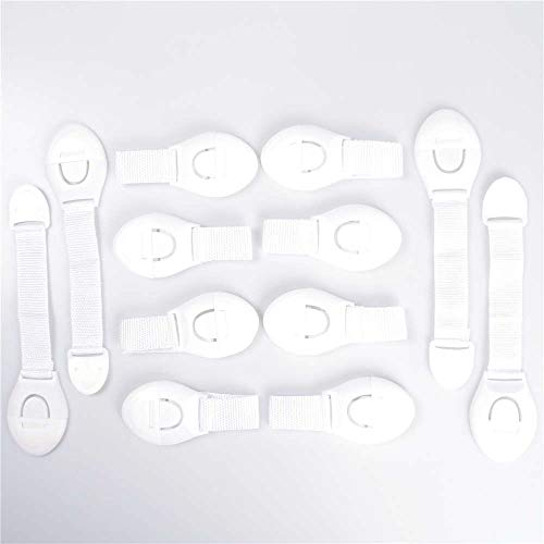 12PCS Child Safety Cabinet Lock Baby Proof Security Protector Drawer Door Cabinet Lock Plastic Protection Kids Safety Door Lock