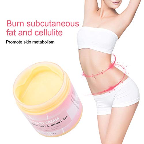 200g Crema anticelulítica, Crema corporal para el brazo, cintura, Crema adelgazante Crema reductora de peso para dar forma a los muslos, piernas, abdomen, brazos y glúteos.