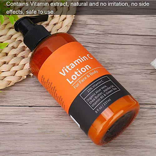 237ml Crema Corporal, Humectante, Vitamina C Loción Corporal Hidratante Hidratante Reparación Suave Crema Corporal Cuidado de la Piel