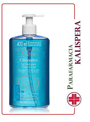 3 AVENE CLEANCE GEL DETERGENTE 400 ML Limpia con delicadeza las impurezas de la piel, cara y cuerpo.