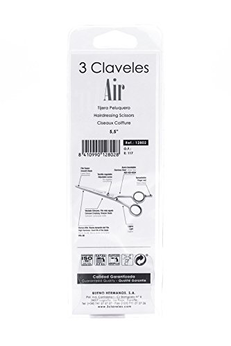 3 Claveles Air Tijera Peluquera de 5.5"