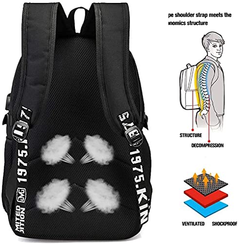 3D Escolar Mochila con Mochila Infantil-Liguria-Adecuado para: estudiantes de primaria y secundaria, la mejor opción para viajes al aire libre-Tamaño: 45x30x15 cm / 17 pulgadas-Mochila para niños