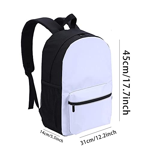 3D Escolar Mochila con Mochila Infantil-Liguria-Adecuado para: estudiantes de primaria y secundaria, la mejor opción para viajes al aire libre-Tamaño: 45x30x15 cm / 17 pulgadas-Mochila para niños