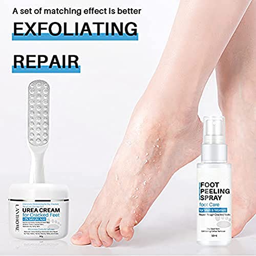 50ml Foot Peeling Spray Hidratante para el Cuidado de los pies Spray para pies ásperos y agrietados