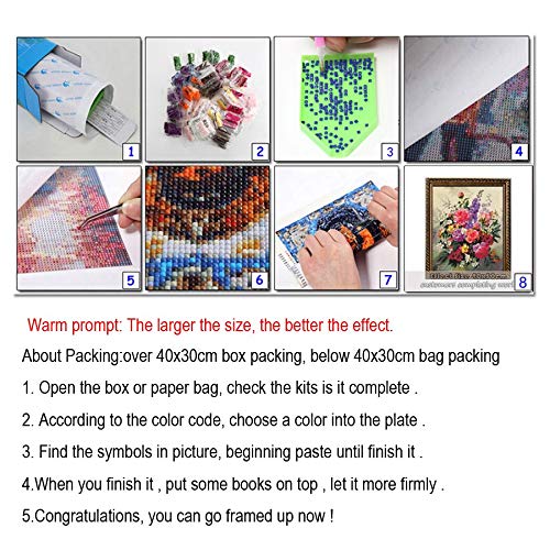 5D Pintura Diamante Kit DIY Taladro Completo Punto Cruz Adultos Niño Rhinestone Bordado Arte Craft Home Pared Decor Mandarin Duck 80x100cm B4999