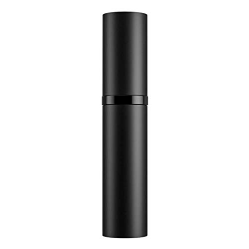 5ml Pulverizador de Perfume, Aluminio Recargable Atomizador de Perfume Prueba de Fugas Pulverizador Perfume para Viaje con Bomba de Niebla (Negro)