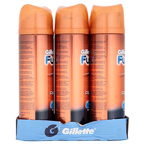 6 x Gillette Gel Afeitado Fusion Proglide Hidratante 200 ml