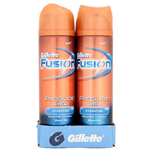 6 x Gillette Gel Afeitado Fusion Proglide Hidratante 200 ml