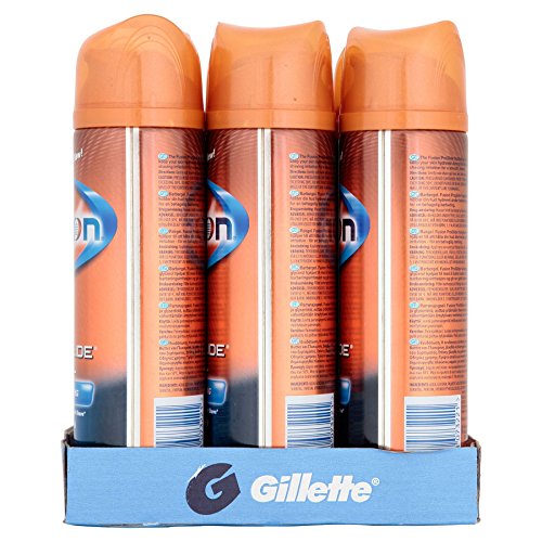 6 x Gillette Gel Afeitado Fusion Proglide Hidratante 200 ml