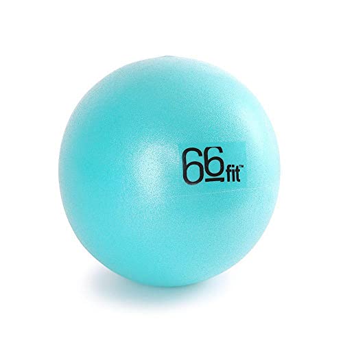 66FIT - Pelota de Pilates (2 Unidades, 20 y 25 cm), Color Azul y Turquesa