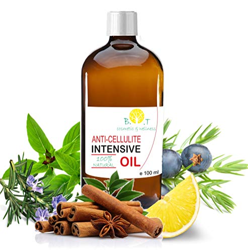 Aceite Anticelulitico Potente con Aceites Esenciales Maderoterapia Triple acción: drenante, quema grasa y reafirmante. Penetra 6 veces mejor que una crema anti celulitis 100 ml