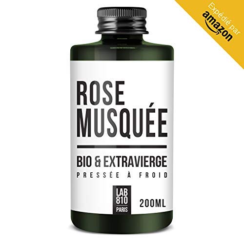 Aceite BIO de Rosa Mosqueta 100% Puro y Natural, Prensado en Frío & Extra Virgen. Reparador de Cabello, Anti-Edad. Hidrata el cabello y reafirma la Piel. (200ml)