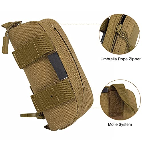 ACEXIER Tactical Molle Gafas Estuche de transporte Gafas de sol portátiles duras para exteriores Estuche para gafas Estuche protector impermeable a prueba de golpes Accesorios para gafas