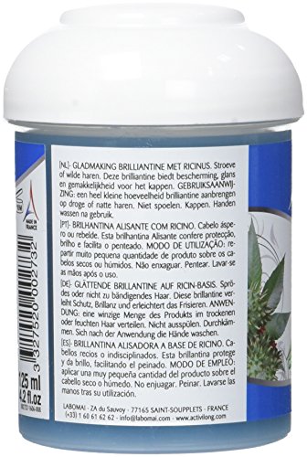 Activilong Brillantine Lissante - Arcilla de ricino para peinar el cabello, 125 ml